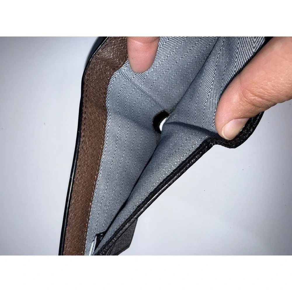Jack spade New York Barrow Leather Wallet In Admiral Black‎ Bi-Fold L